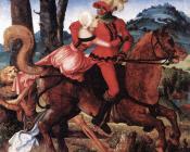 汉斯 巴尔东 格林 : The Knight, the Young Girl, and Death